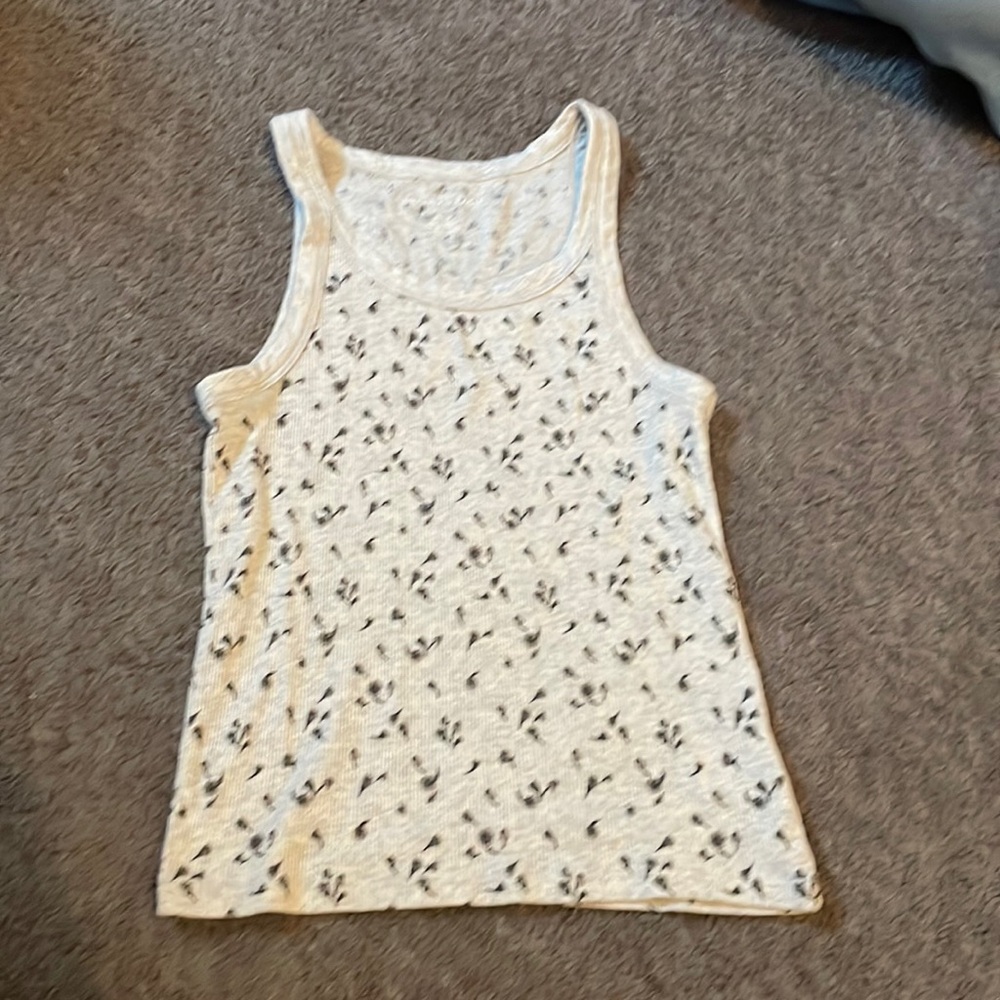 American Eagle floral tank top size small